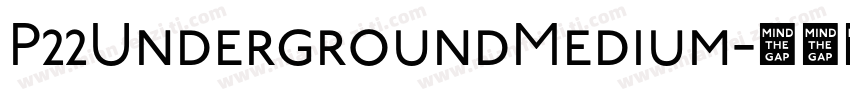 P22UndergroundMedium字体转换