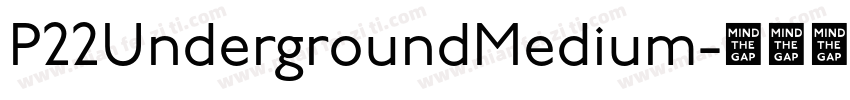 P22UndergroundMedium字体转换