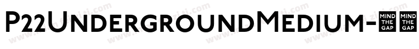 P22UndergroundMedium字体转换