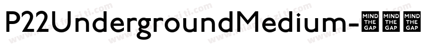 P22UndergroundMedium字体转换