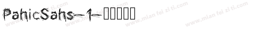 PanicSans-1字体转换