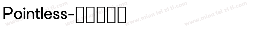 Pointless字体转换