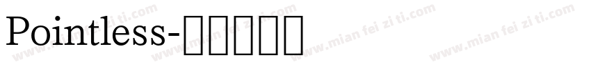 Pointless字体转换