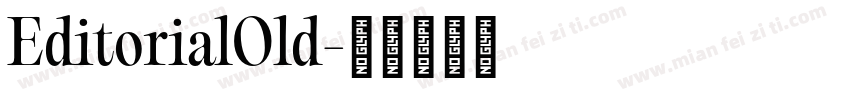 EditorialOld字体转换