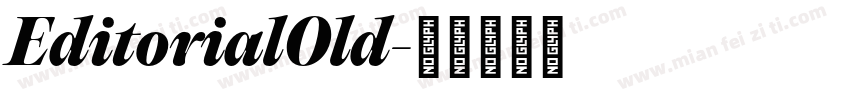 EditorialOld字体转换