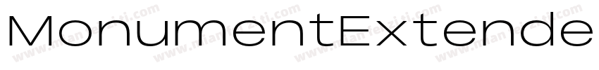 MonumentExtended-Nor字体转换