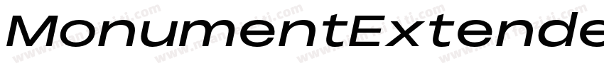 MonumentExtended-Regular字体转换