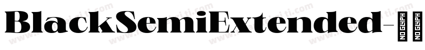 BlackSemiExtended字体转换