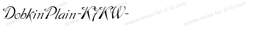 DobkinPlain-K7KW字体转换