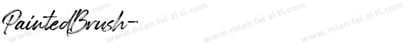 PaintedBrush字体转换