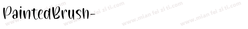 PaintedBrush字体转换