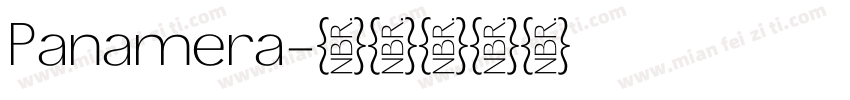 Panamera字体转换
