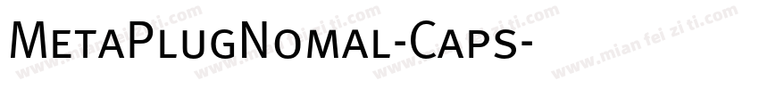 MetaPlugNomal-Caps字体转换