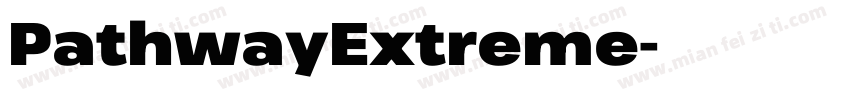 PathwayExtreme字体转换