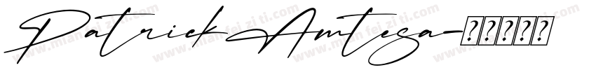 PatrickAmtesa字体转换