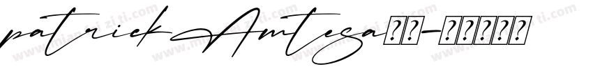 patrickAmtesa字体字体转换