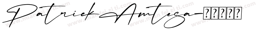 PatrickAmtesa字体转换