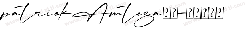 patrickAmtesa字体字体转换