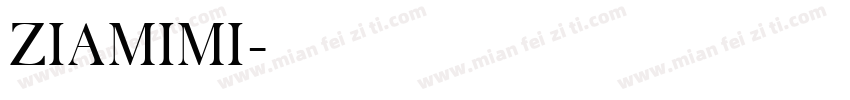 ZIAMIMI字体转换