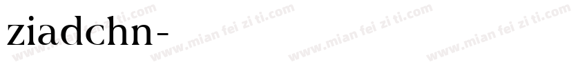 ziadchn字体转换