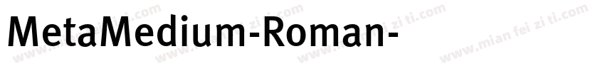 MetaMedium-Roman字体转换
