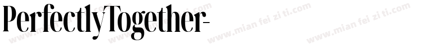 PerfectlyTogether字体转换