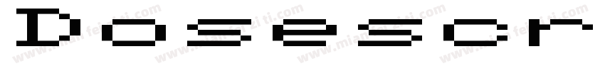 Dosescript-lgx2X字体转换