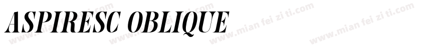 AspireSC-Oblique字体转换