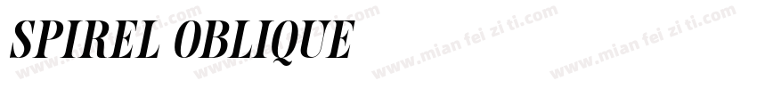 SpireL-Oblique字体转换