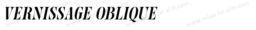 Vernissage-Oblique字体转换