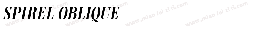 SpireL-Oblique字体转换