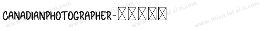 CanadianPhotographer字体转换