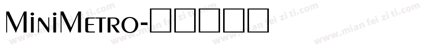 MiniMetro字体转换