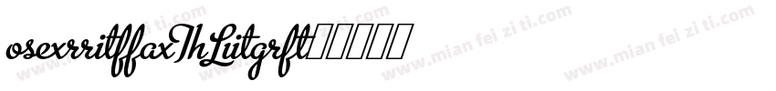 SerifaTLig字体转换