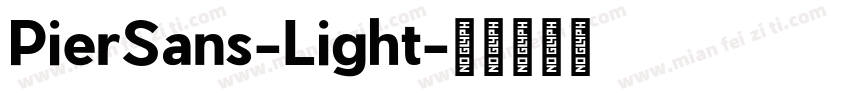 PierSans-Light字体转换