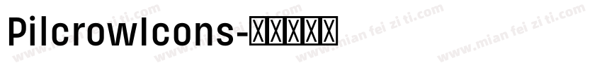PilcrowIcons字体转换
