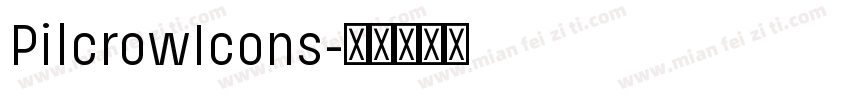 PilcrowIcons字体转换