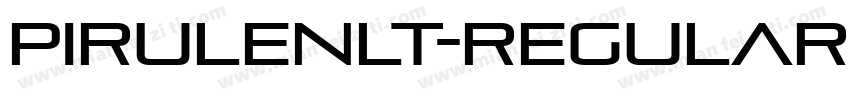 PirulenLt-Regular字体转换