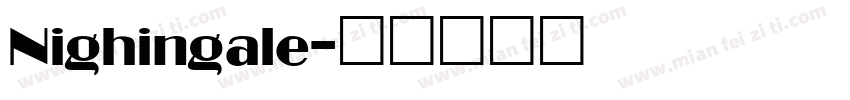 Nighingale字体转换