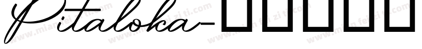 Pitaloka字体转换