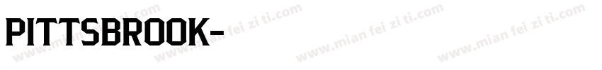 PITTSBROOK字体转换