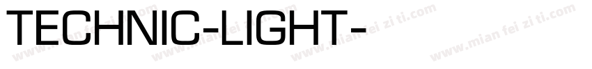 Technic-Light字体转换