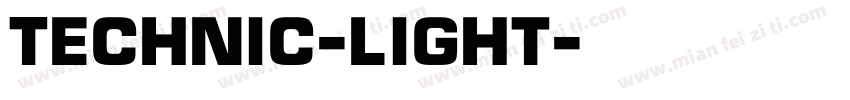 Technic-Light字体转换