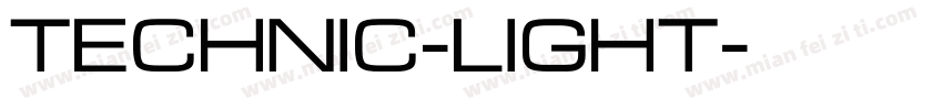 Technic-Light字体转换