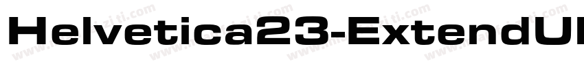 Helvetica23-ExtendUl字体转换