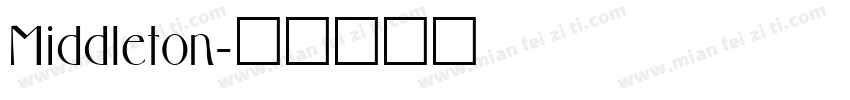 Middleton字体转换