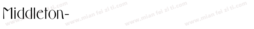 Middleton字体转换