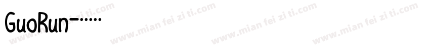 GuoRun字体转换