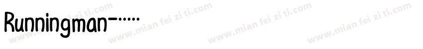 Runningman字体转换