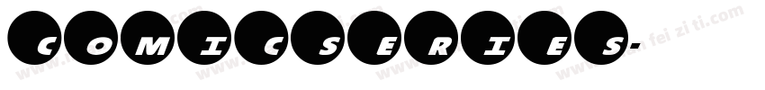COMICSERIES字体转换